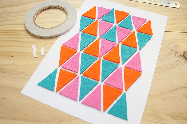 Felt triangles sales