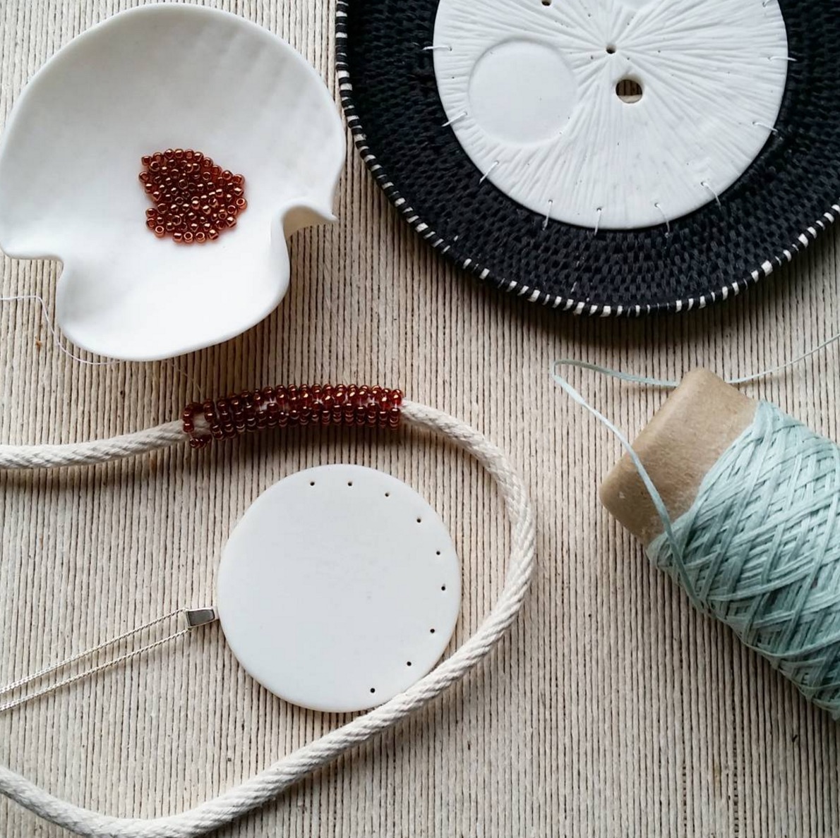 Weaving and Ceramics - Philippa Taylor